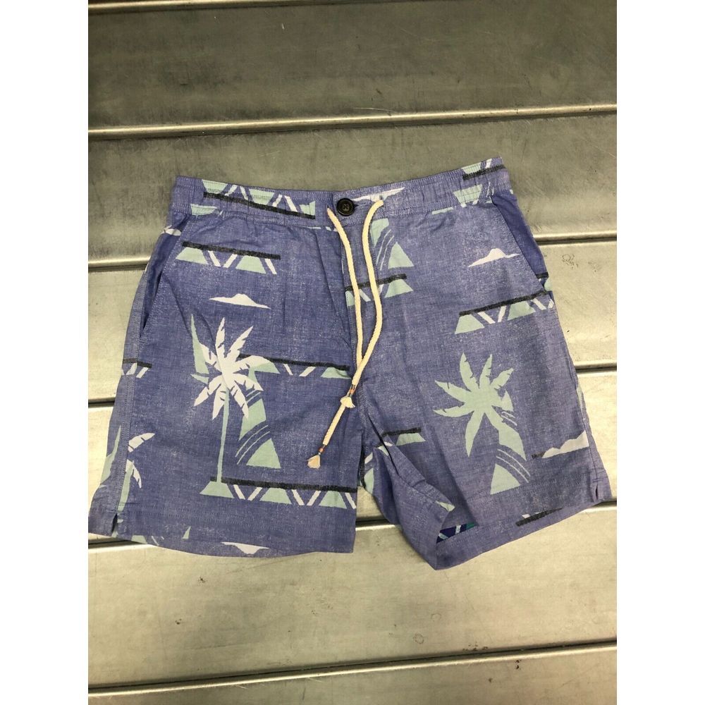 Chubbies Shorts Mens Medium Blue‎ Stretch Drawstring Lightweight Beach